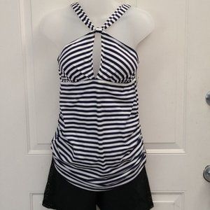 Beach Bump Striped Swimsuit Top